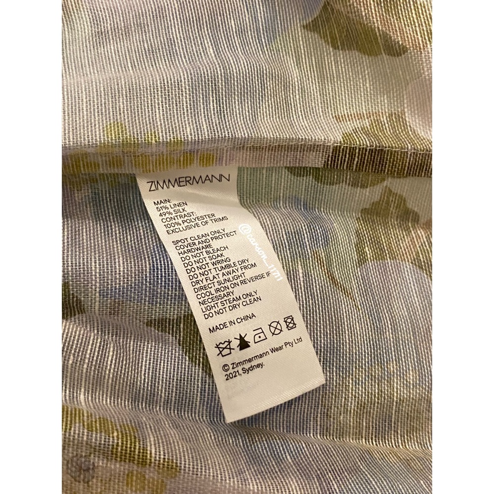 Zimmermann Rhythm Scalloped Printed Dress - Picture 9 of 12